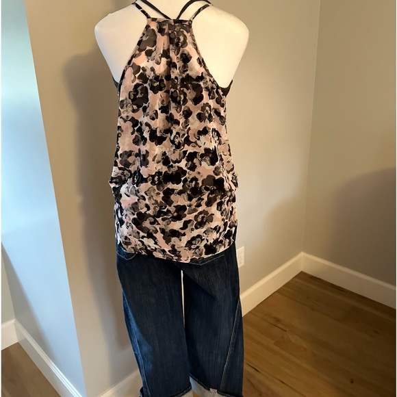 Bailey 44 pink and grey dressy top - Picture 3 of 8